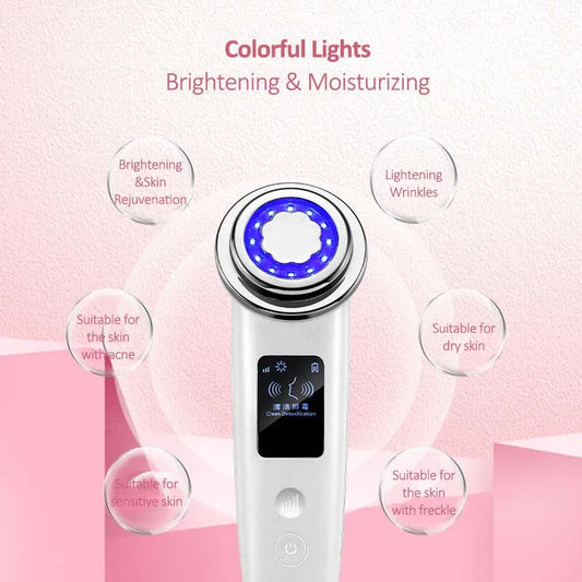 High Frequency Microcurrent Facial Machine for Skin Tightening & Rejuvenation ABS Beauty Device for Face