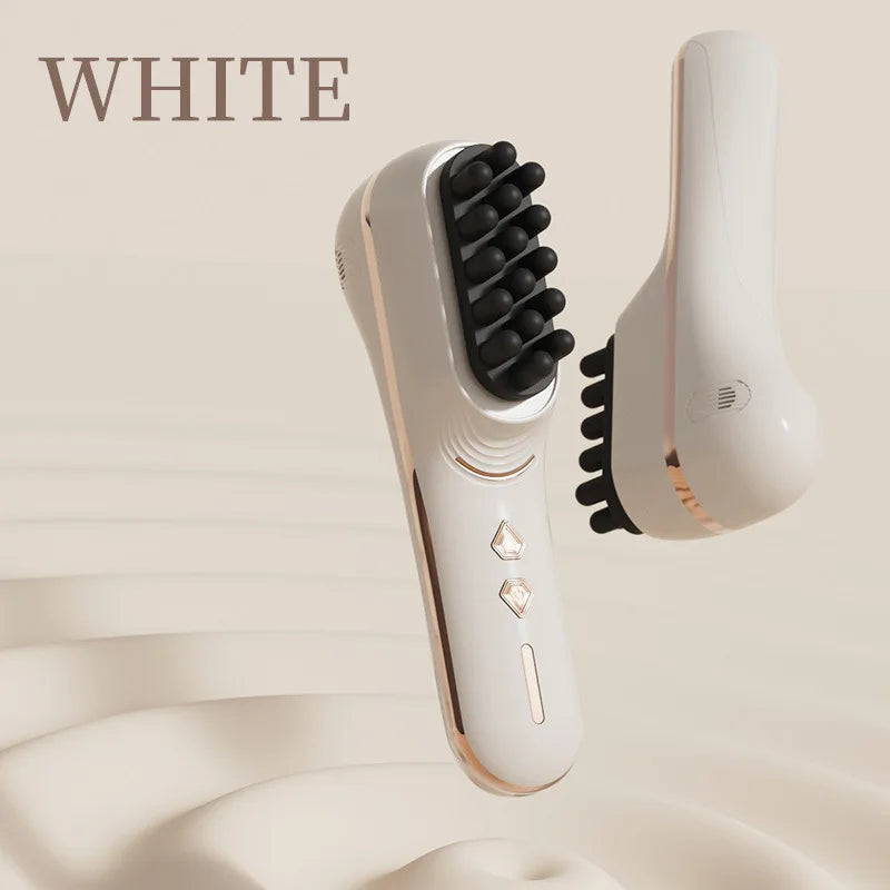 NEW Electric Scalp Massager Comb - Vibrating Hair Care Device for Relaxing Head, Anti-Hair Loss, Smoothing Hair, Fascia Comb