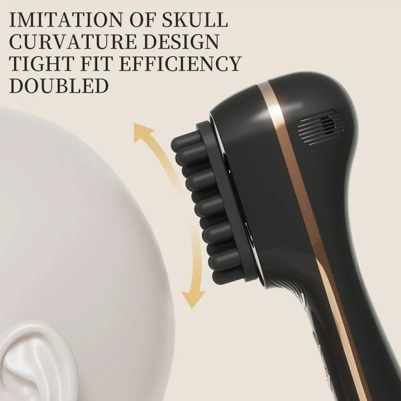NEW Electric Scalp Massager Comb - Vibrating Hair Care Device for Relaxing Head, Anti-Hair Loss, Smoothing Hair, Fascia Comb