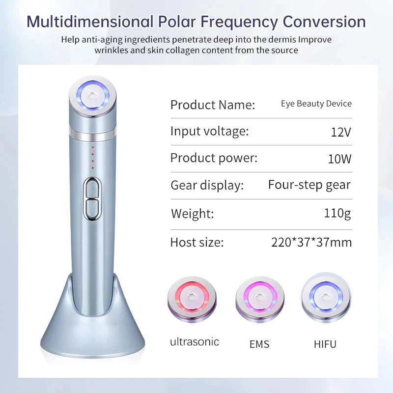 Anti-Aging Eye Beauty Massage Machine Fine Line Wrinkle Removal Vibration Facial Skincare Massager for Eye Area