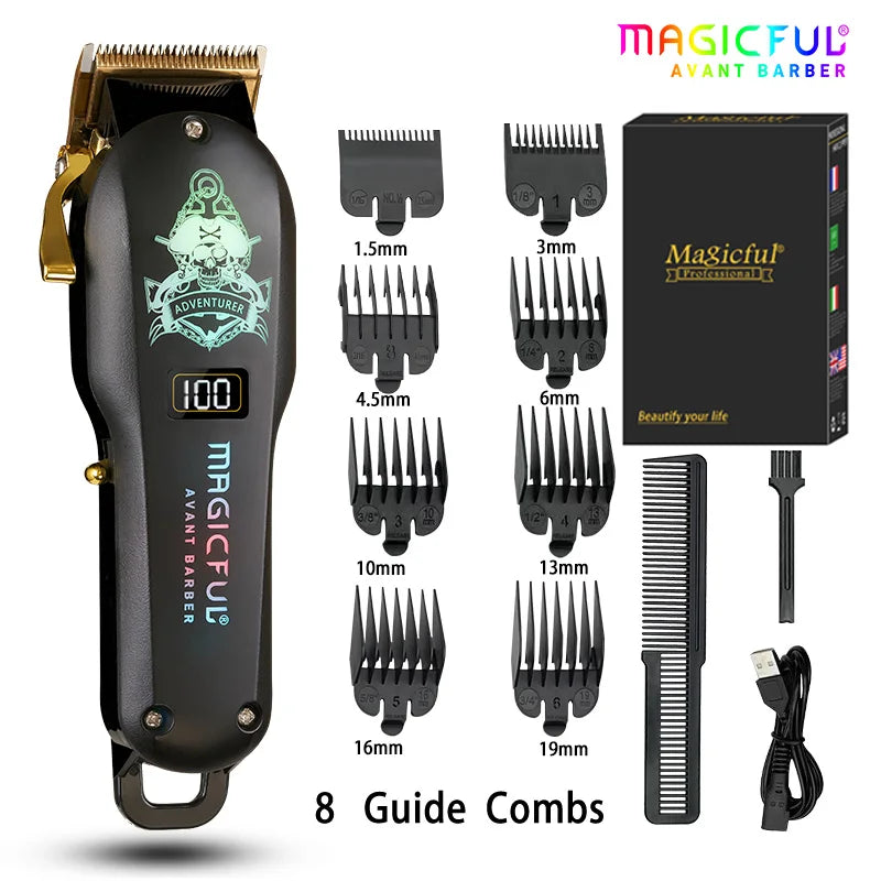 Hair Cutting Machine New Fashion Colorful Hair Clipper Trimmer Men's Beauty Gifts Home Electric Beard Clippers For Men