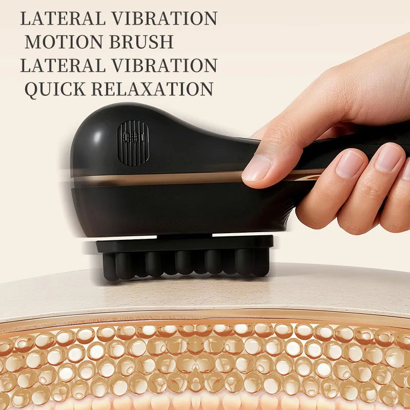 NEW Electric Scalp Massager Comb - Vibrating Hair Care Device for Relaxing Head, Anti-Hair Loss, Smoothing Hair, Fascia Comb
