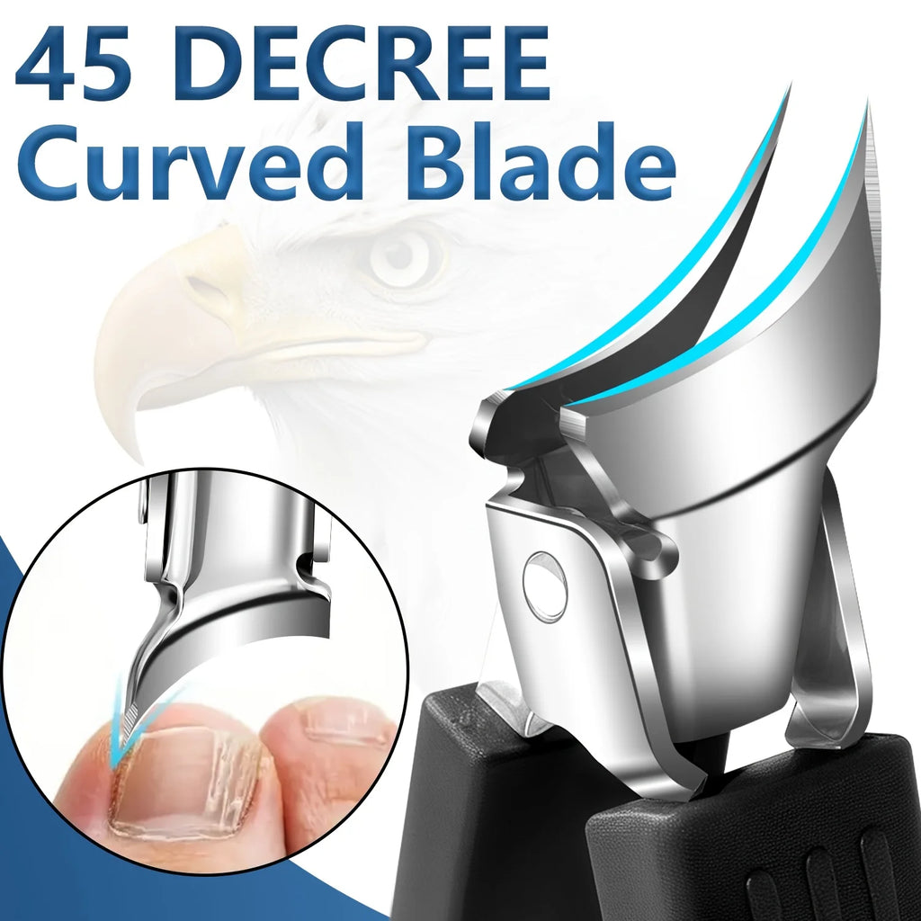 Nail care kit, suitable for growing toenails and thick toenails equipped with nail files cuticle forceps and nail trimming tools