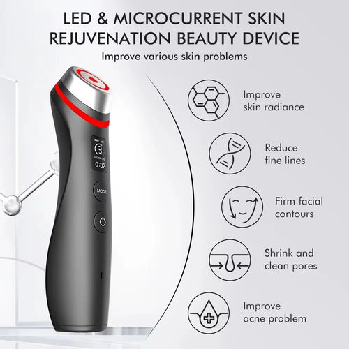 2025 Age Booster Pro Home Skincare Anti-aging Beauty Device Portable Light Therapy Essentials Acne Treatment Device