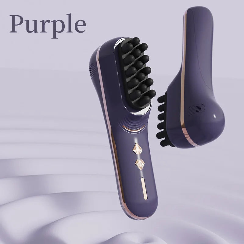 NEW Electric Scalp Massager Comb - Vibrating Hair Care Device for Relaxing Head, Anti-Hair Loss, Smoothing Hair, Fascia Comb
