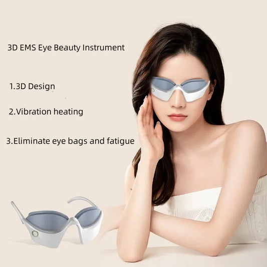 3D Eye Beauty Instrument Micro-Current Pulse Eye Relax Reduce Wrinkles and Dark Circle Remove Eye Bags Massager Beauty Tool
