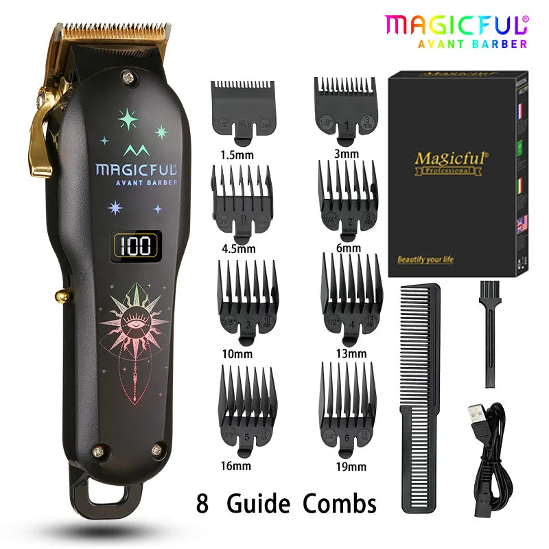 Hair Cutting Machine New Fashion Colorful Hair Clipper Trimmer Men's Beauty Gifts Home Electric Beard Clippers For Men