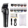 Kemei KM-1858 10W Barber Professional Electric Hair Clipper DLC Blade Trimmer Cordless USB Charging Rechargeable Hair Clippers