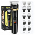 Clippers and Trimmers Set with Combs, Cordless Hair Clippers for Men, Electric Barber Clippers Set for Hair Cutting & Grooming
