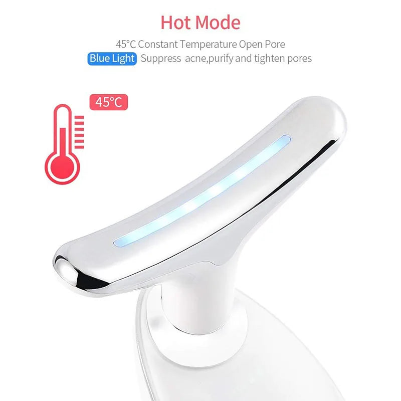 Anti-Aging Face Lifting Device with Therapy Reduce Wrinkle Skin Tightening Rejuvenation Neck Lifting Massager