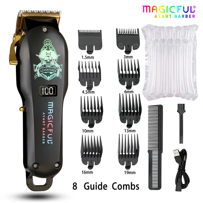 Hair Cutting Machine New Fashion Colorful Hair Clipper Trimmer Men's Beauty Gifts Home Electric Beard Clippers For Men
