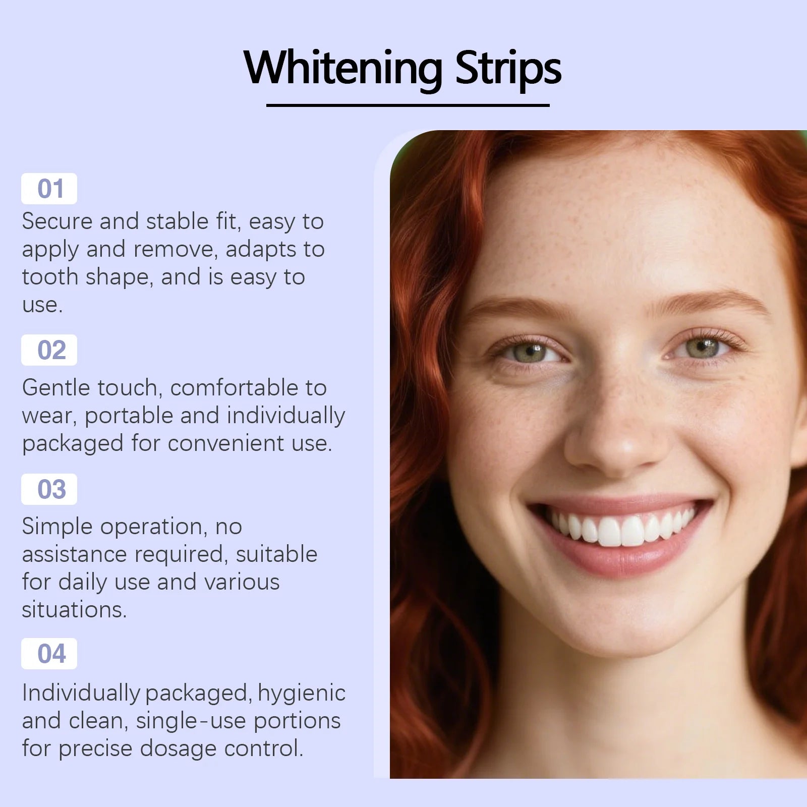 Purple Teeth Whitening Strip Fresh Breath Removing Yellow Stains Cleaning Dental Bleaching Brightening Patch Oral Care Daily Use