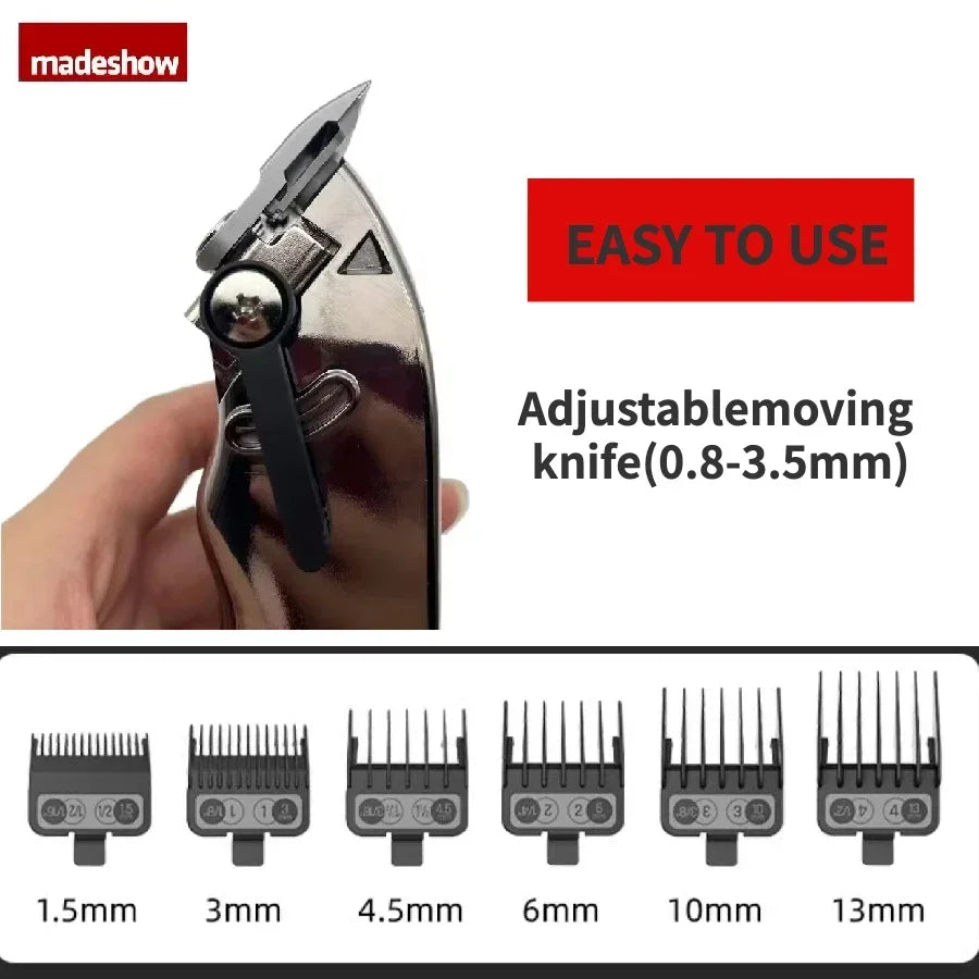 MADESHOW M10 M11 Hair Clippers for Men Professional -Cordless Hair Trimmer Set for Barbers Premium Gift Hair Clipper Kit