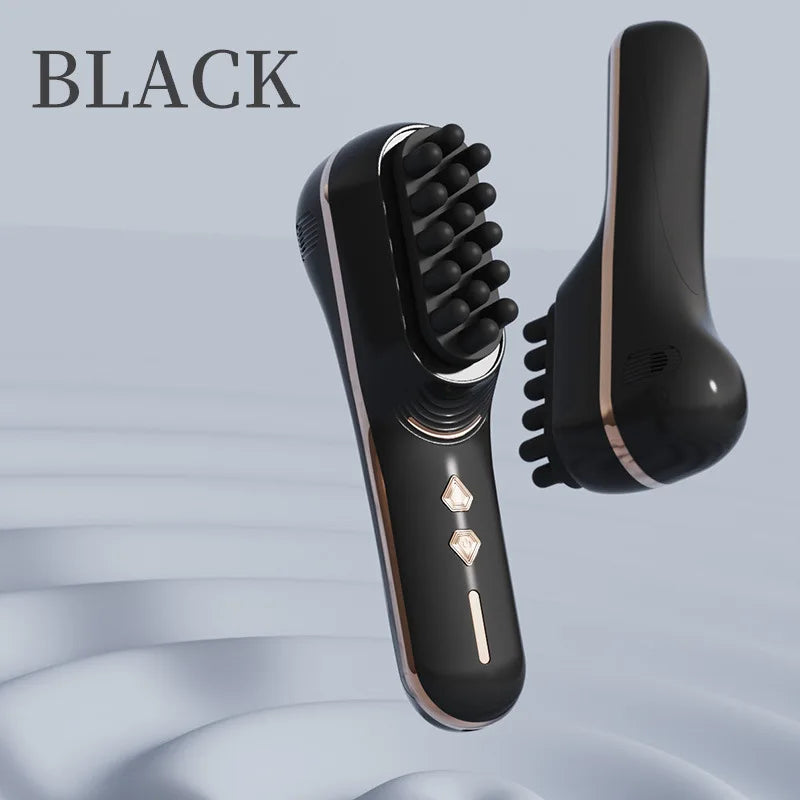 NEW Electric Scalp Massager Comb - Vibrating Hair Care Device for Relaxing Head, Anti-Hair Loss, Smoothing Hair, Fascia Comb