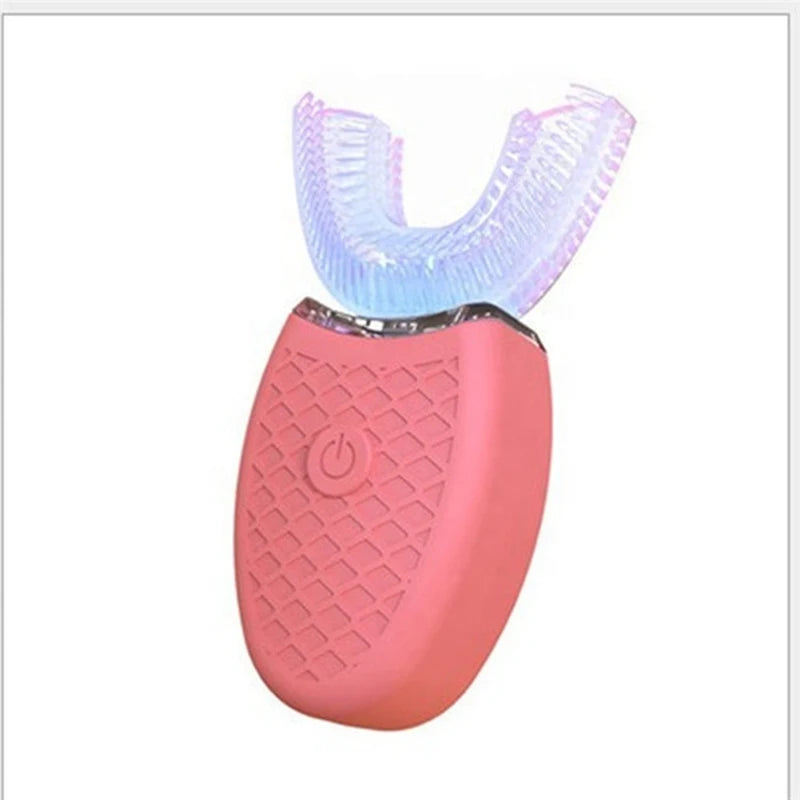 Soft Bristle U Shape Smart Teeth Whitening Waterproof Profesional Rechargeable Automatic Tooth Brush Set