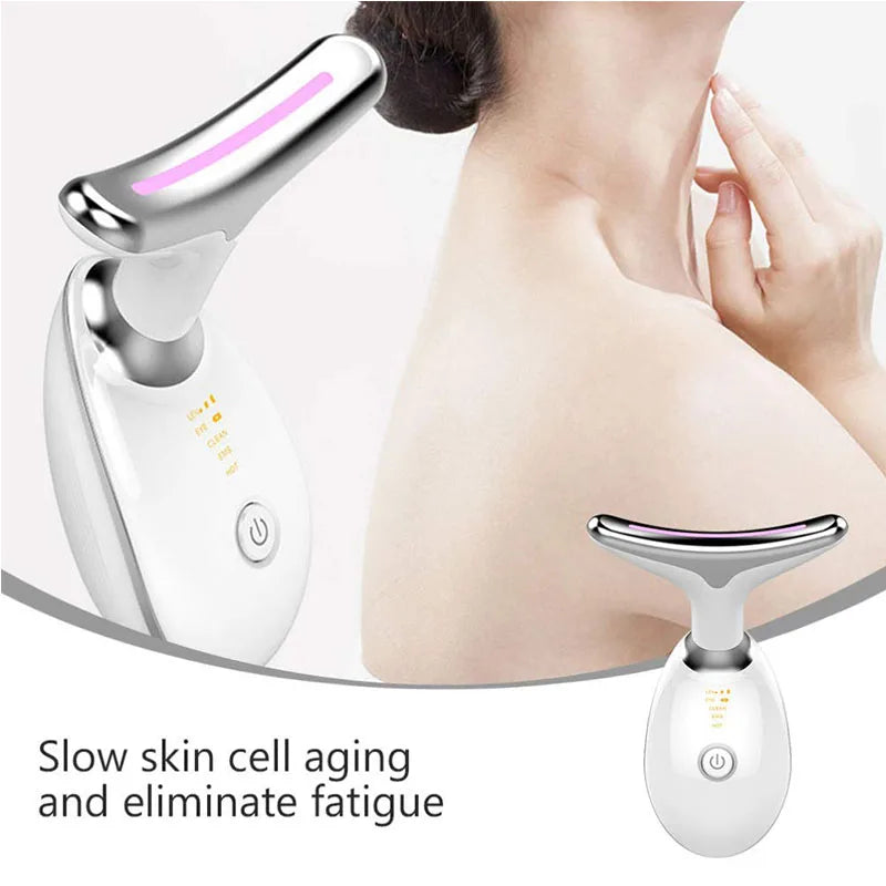 Anti-Aging Face Lifting Device with Therapy Reduce Wrinkle Skin Tightening Rejuvenation Neck Lifting Massager
