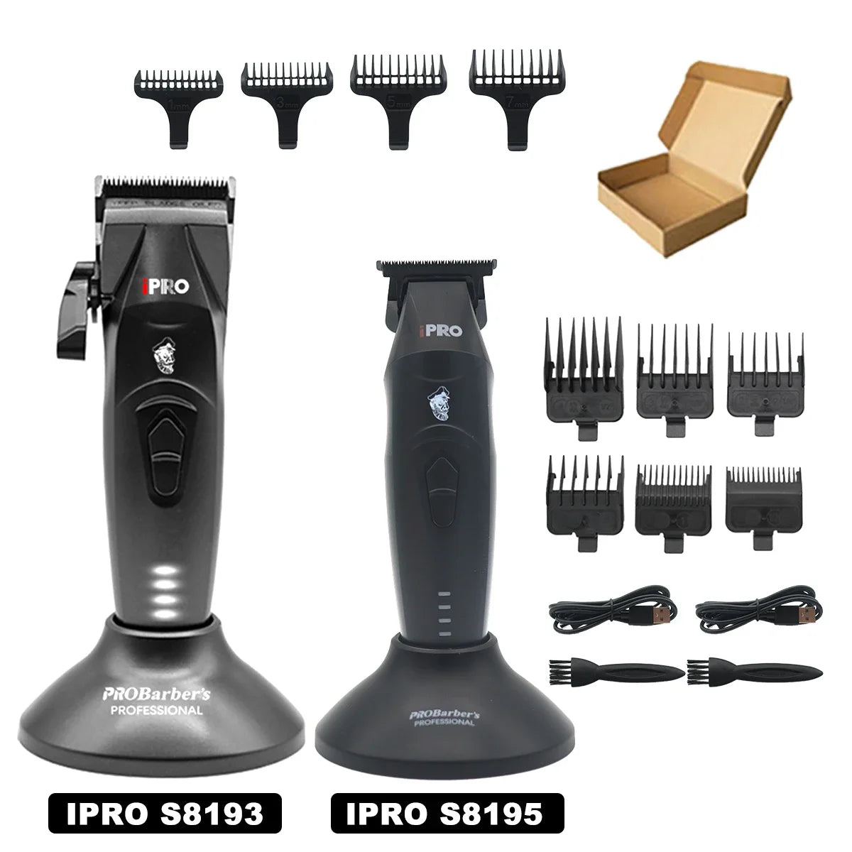 Hair Clippers Professional Kit Brushless Motor DLC Blade 10000RPM Professional Hair Cutting Machine Men's Barber Machine