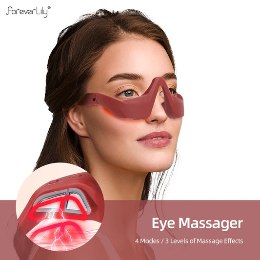 Upgrade Microcurrent Eye Massager EMS Eye Lifting Firming Beauty Device Reduce Dark Circles Eye Care Tool for Men and Women