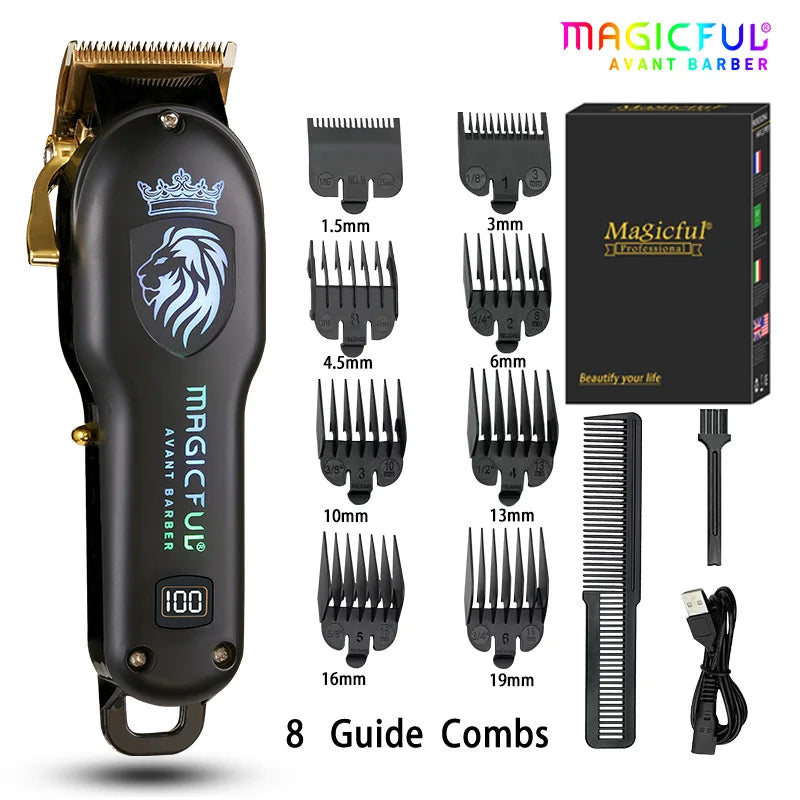 Hair Cutting Machine New Fashion Colorful Hair Clipper Trimmer Men's Beauty Gifts Home Electric Beard Clippers For Men