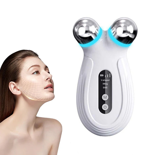 Home Microcurrent Beauty Device for Facial Wrinkle Tightening ABS Effective Nasolabial Folds Neck Wrinkles Fade Facial Lifting