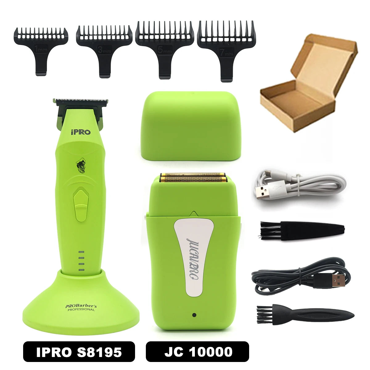 Hair Clippers Professional Kit Brushless Motor DLC Blade 10000RPM Professional Hair Cutting Machine Men's Barber Machine