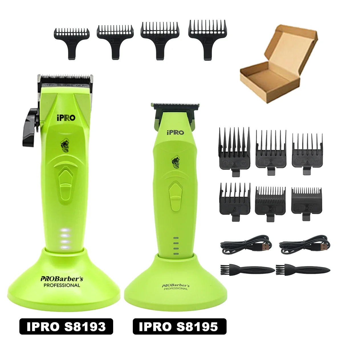 Hair Clippers Professional Kit Brushless Motor DLC Blade 10000RPM Professional Hair Cutting Machine Men's Barber Machine