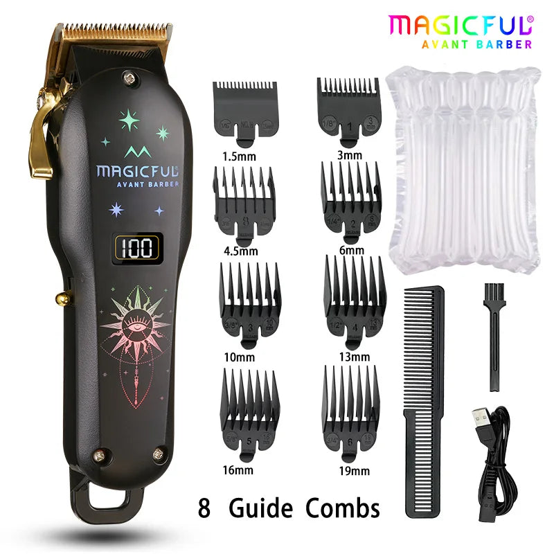 Hair Cutting Machine New Fashion Colorful Hair Clipper Trimmer Men's Beauty Gifts Home Electric Beard Clippers For Men